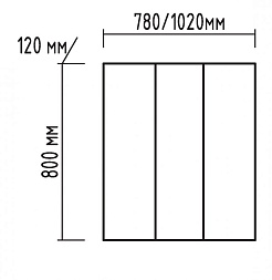 Misty Мебель для ванной Фостер 100 с 2 ящиками – фотография-11